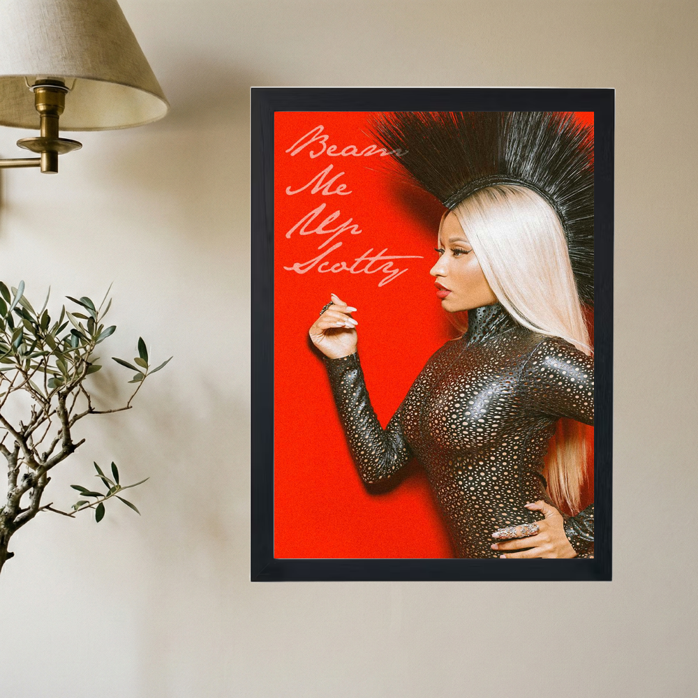 Nicki Minaj 'Beam Me' Poster - Mockup 2
