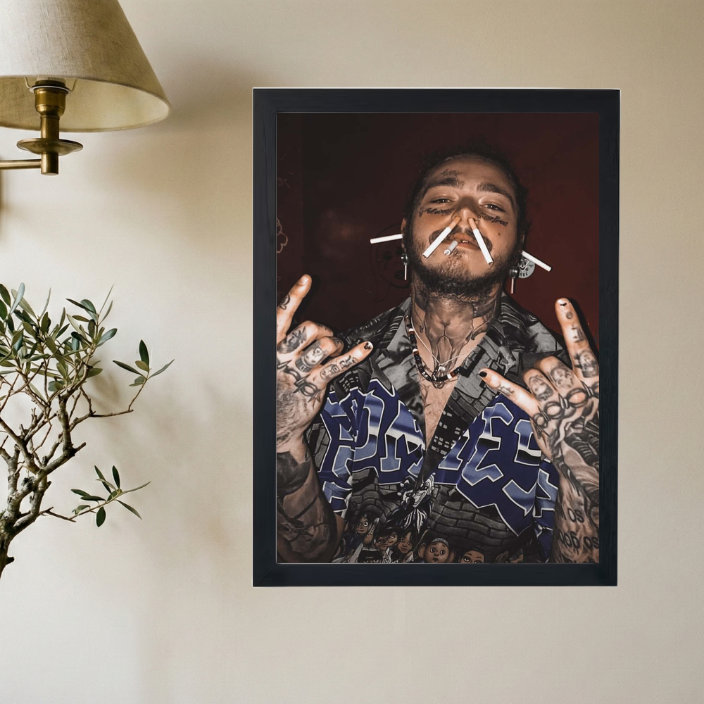 Post Malone 'Darts. Everywhere.' Poster - Mockup 2