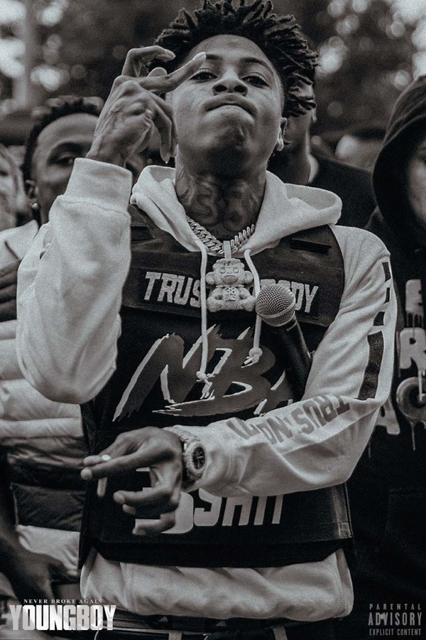 NBA Young Boy 'TRUST NOBODY' Poster