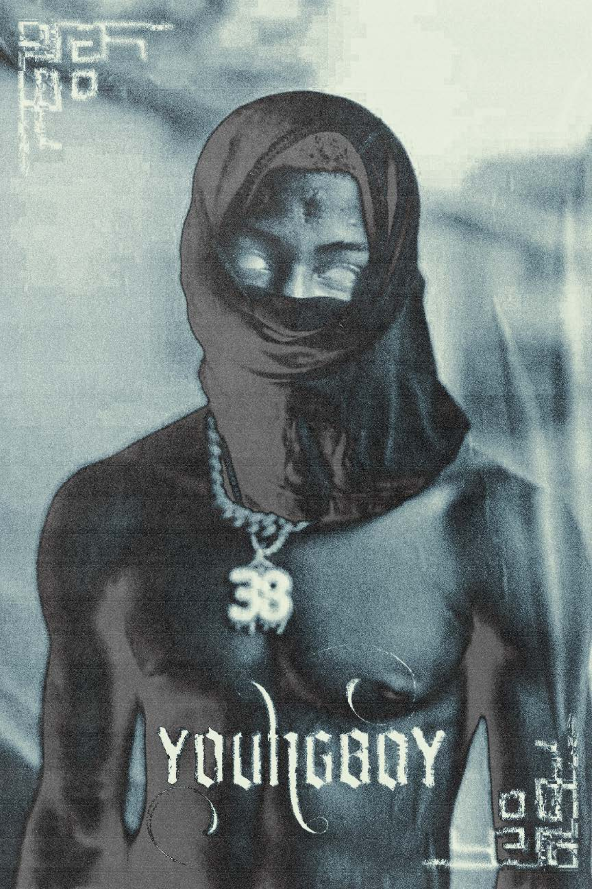 NBA Young Boy 'Masked Up' Poster