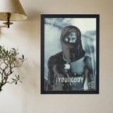 NBA Young Boy 'Masked Up' Poster - Mockup 2