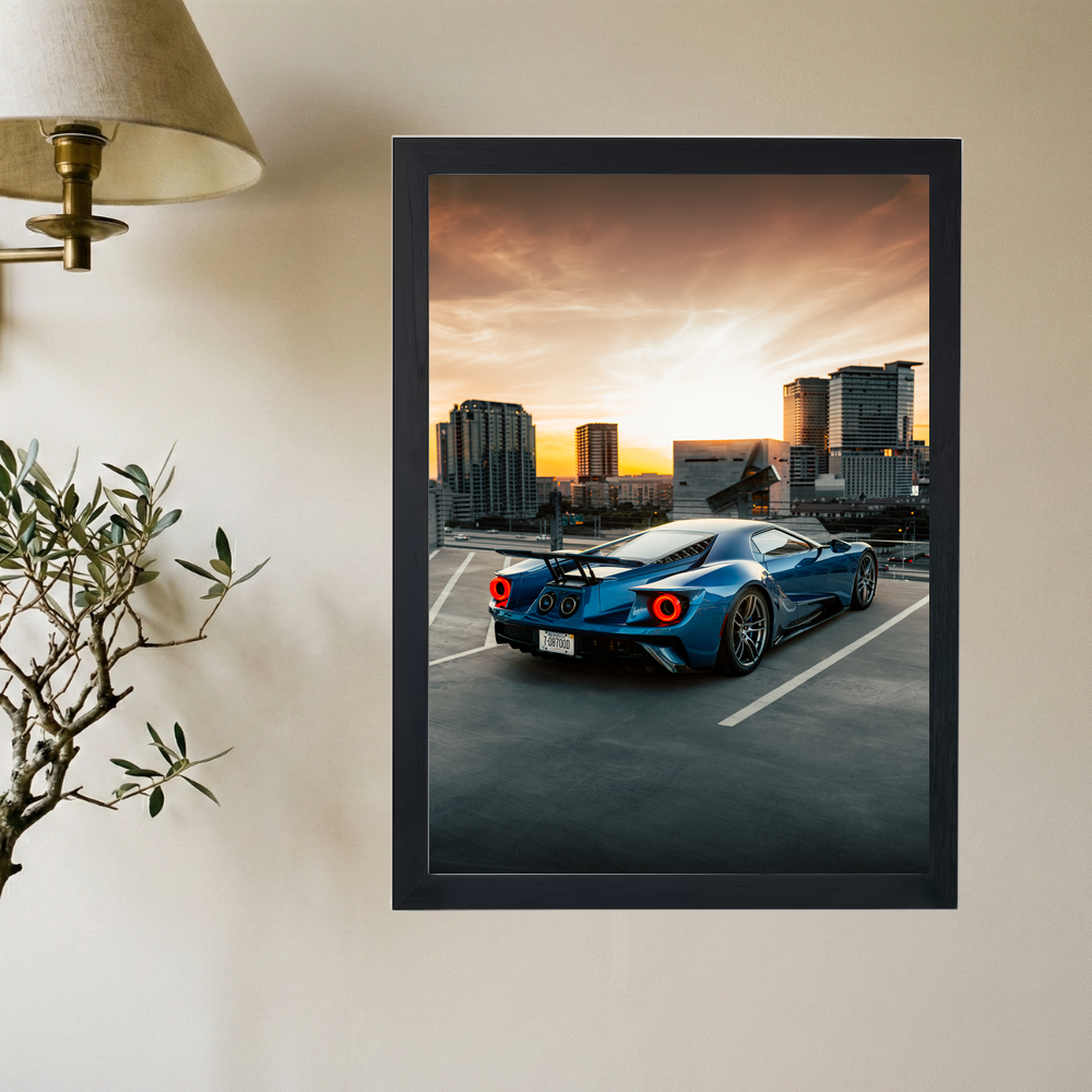 Ford GT 'King of the City' Poster - Mockup 2