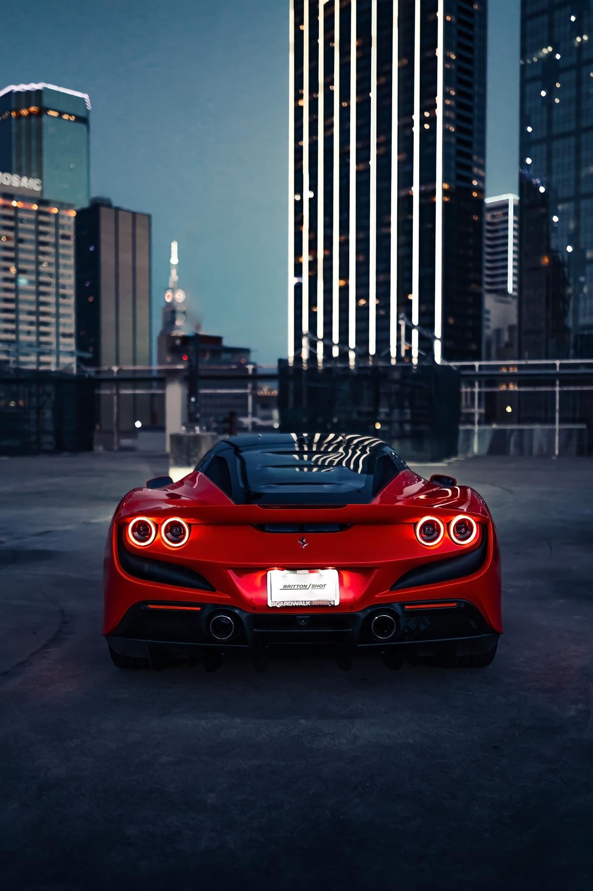 Ferrari 'City Living' Poster