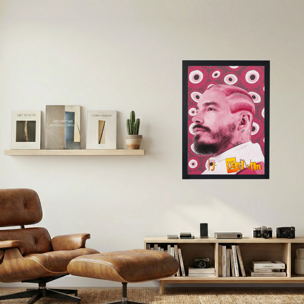 J Balvin 'See Me' Poster - Mockup 1