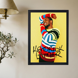 Kendrick Lamar 'Happy' Poster - Mockup 2