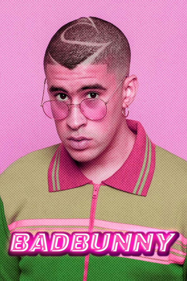 Bad Bunny 'Neon Glance' Poster