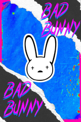 Bad Bunny 'Multiple Flows' Poster