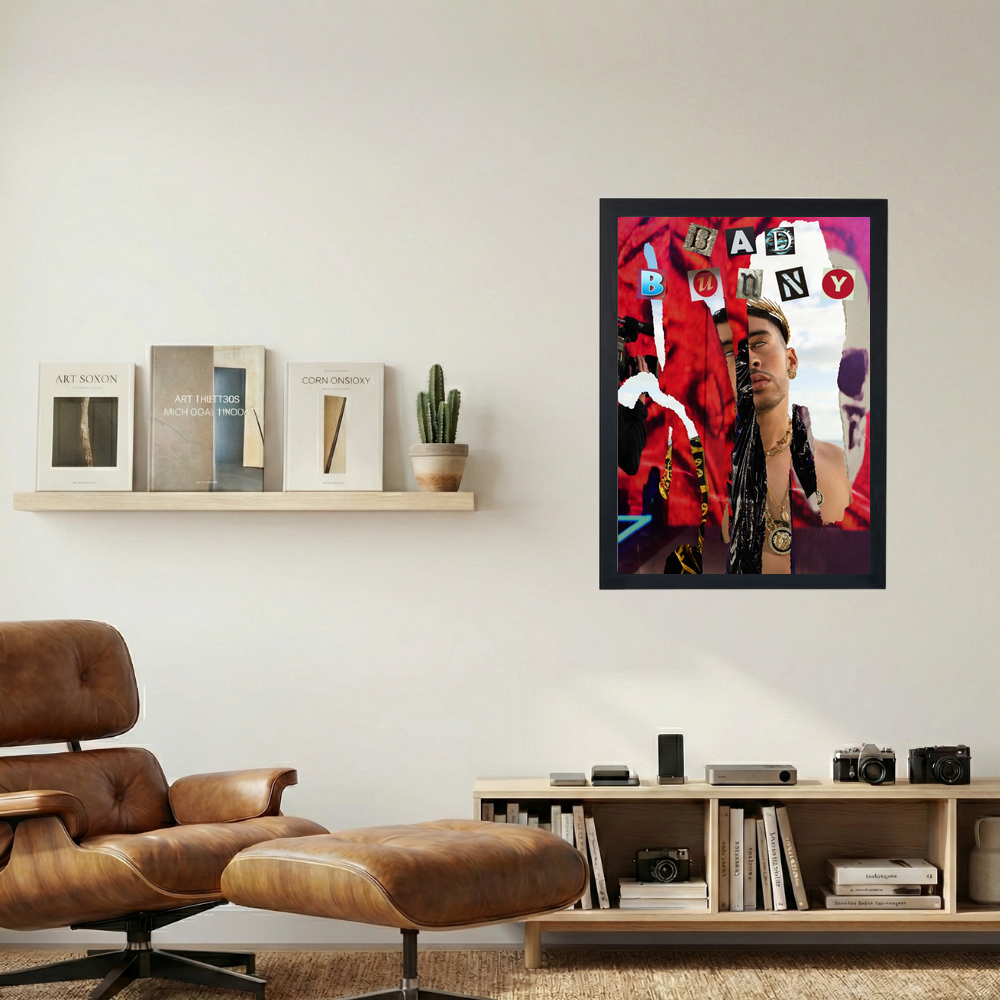 Bad Bunny 'See Thru' Poster - Mockup 1