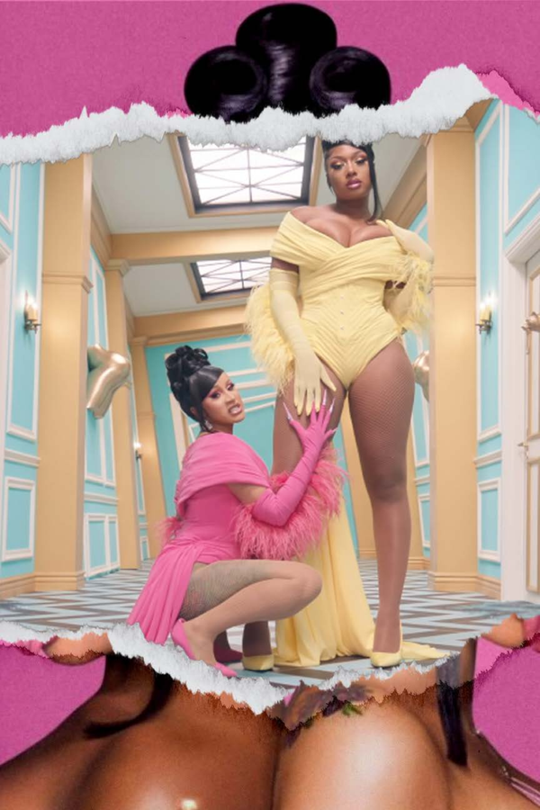 Cardi B x Meg Thee Stallion 'Center Piece' Poster
