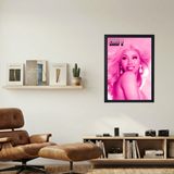 Cardi B 'Glamour' Poster - Mockup 1
