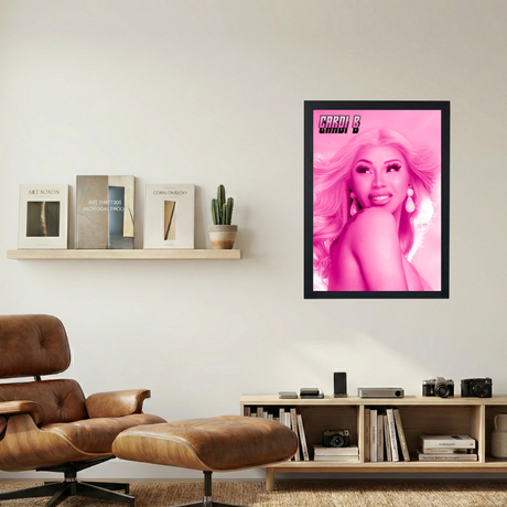 Cardi B 'Glamour' Poster - Mockup 1