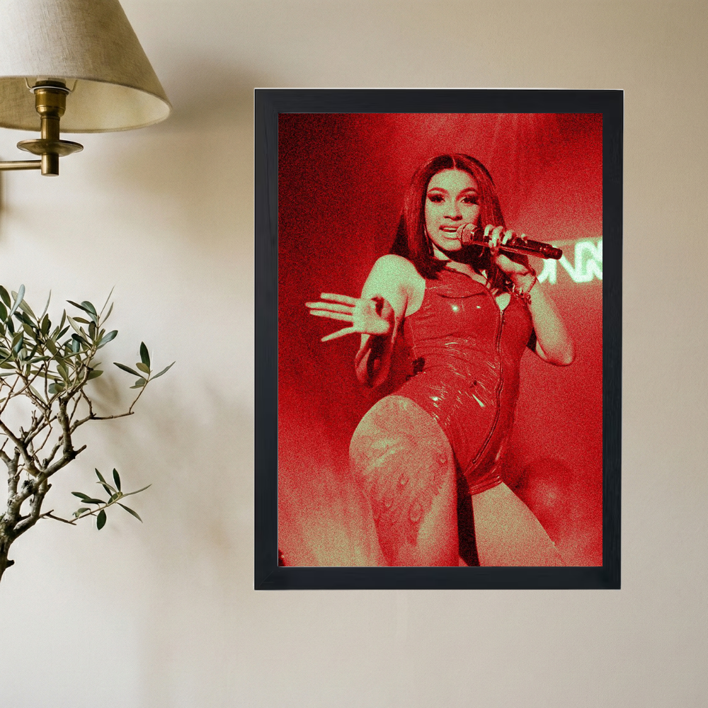 Cardi B 'Crowd Controller' Poster - Mockup 2