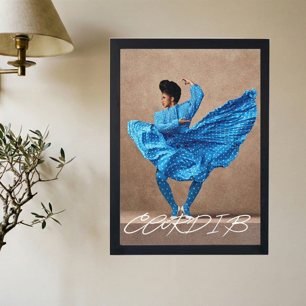 Cardi B 'Ms Do it All' Poster - Mockup 2