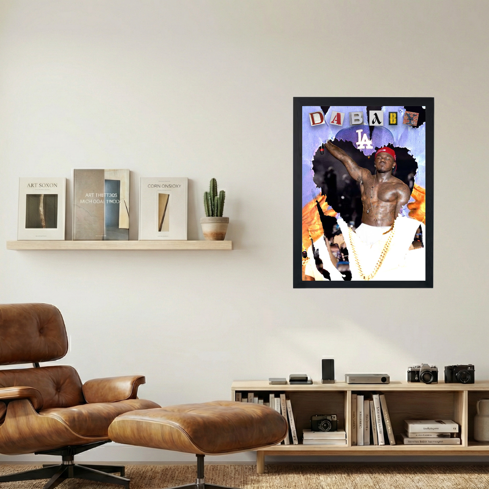 Dababy 'Block of Love' Poster - Mockup 1