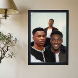 Giveon '3 Faced' Poster - Mockup 2