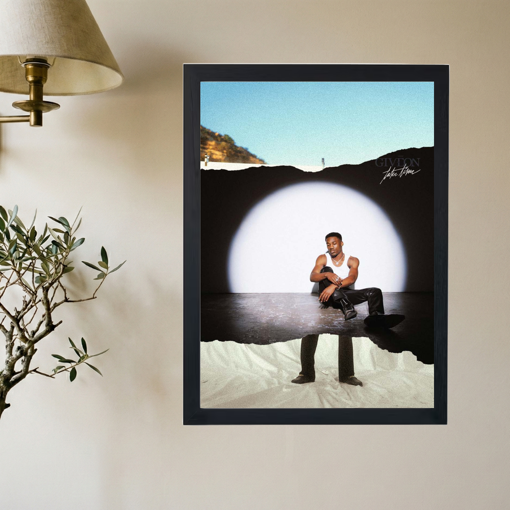 Giveon 'Take Time Freestyle' Poster - Mockup 2