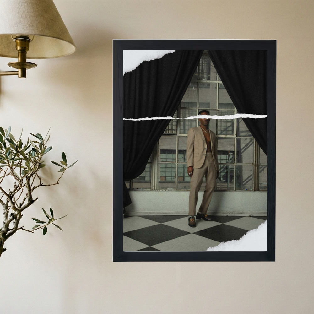 Giveon 'Blinded but Stuntin' Poster - Mockup 2