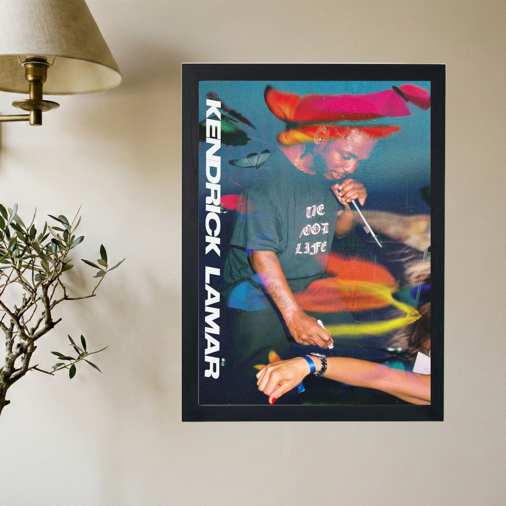 Kendrick Lamar 'Mic Controlla' Poster - Mockup 2