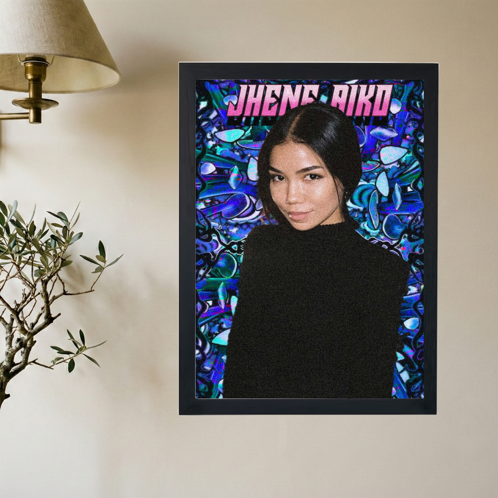 Jhene Aiko 'Bluez'  Poster - Mockup 2
