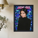 Jhene Aiko 'Bluez'  Poster - Mockup 2