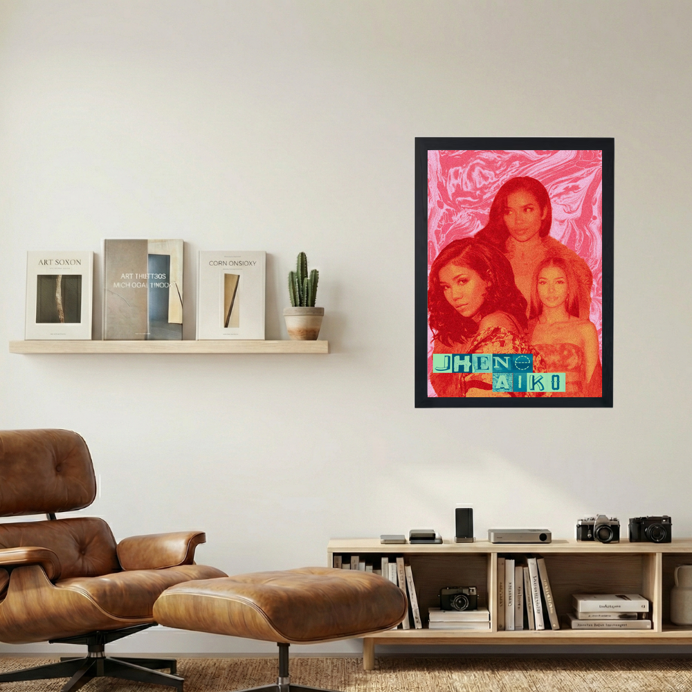 Jhene Aiko 'Pieces'  Poster - Mockup 1