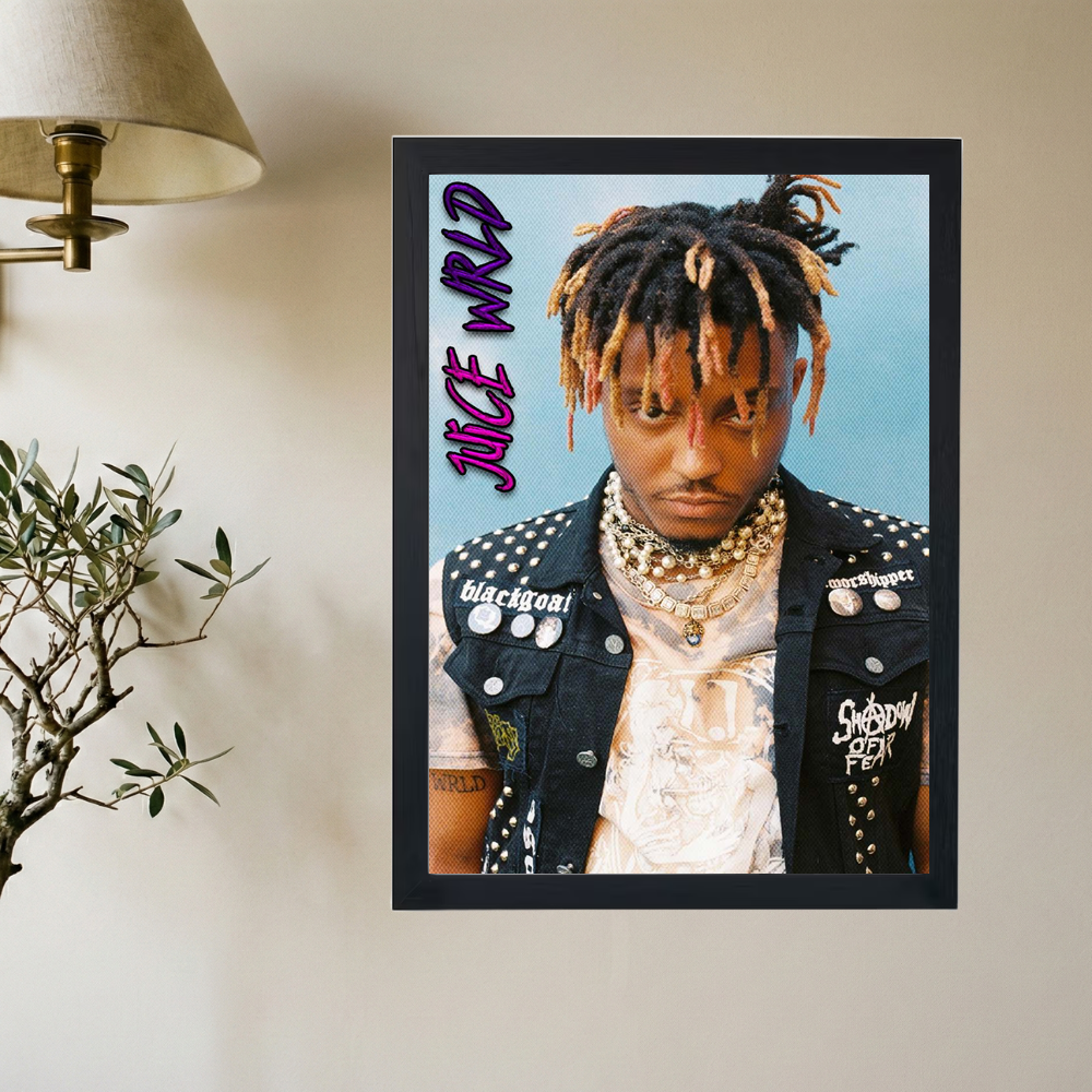 Juice Wrld 'Death Race' Poster - Mockup 2