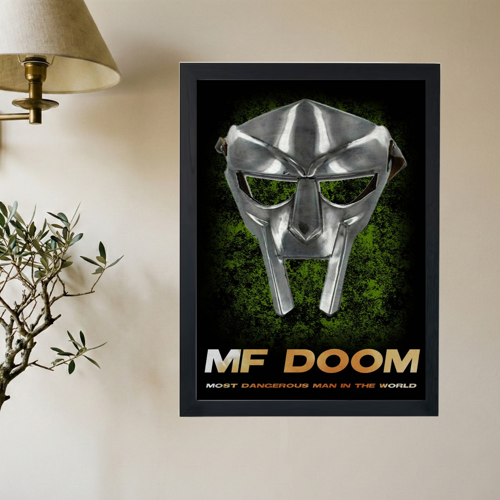 MF DOOM 'Tribute' Poster - Mockup 2