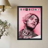 Lil Peep 'Crybaby' Poster - Mockup 2