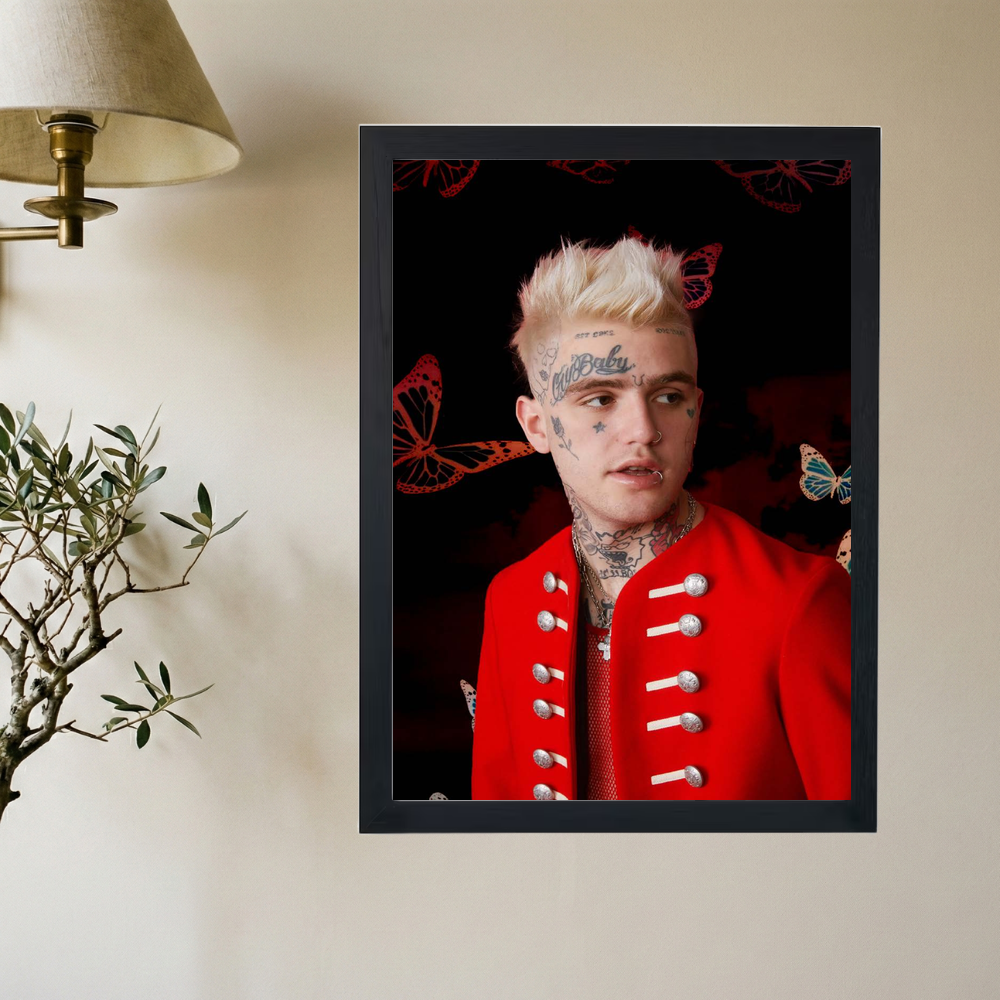Lil Peep 'Elegantly' Poster - Mockup 2