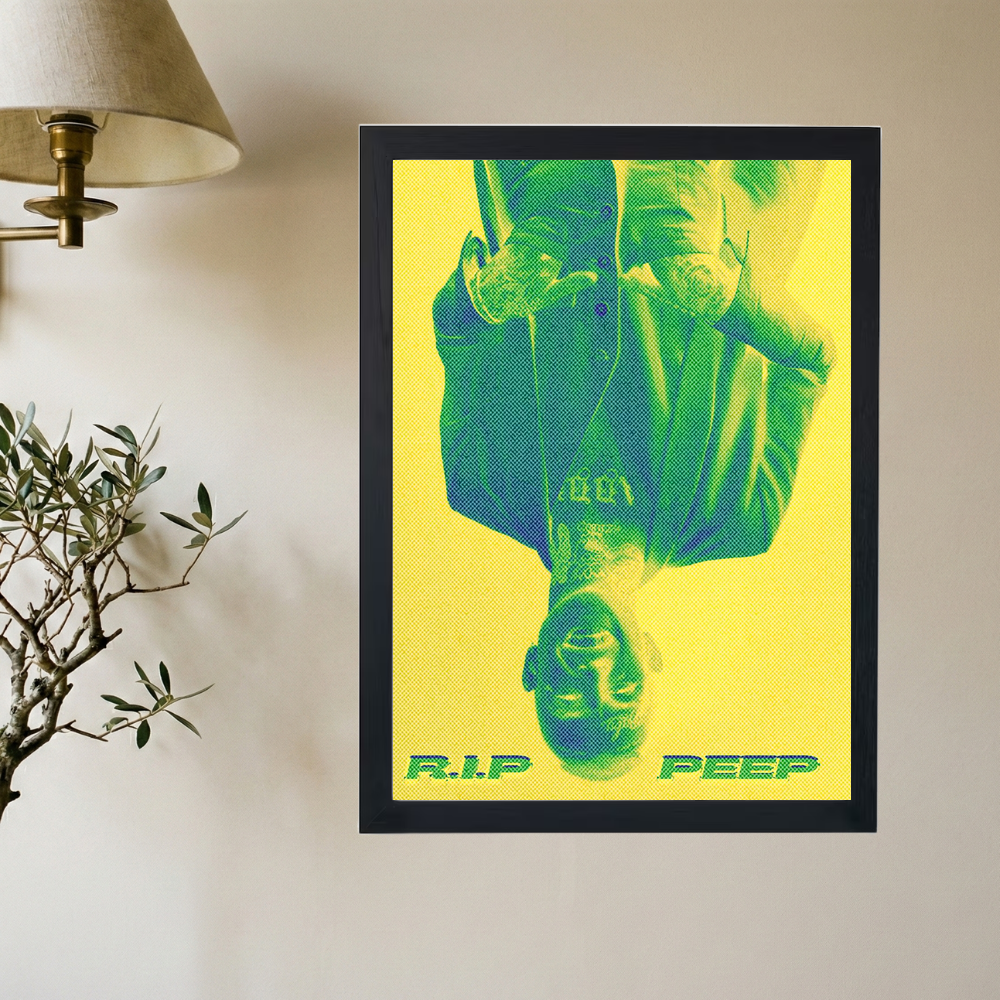 Lil Peep 'RIP' Poster - Mockup 2