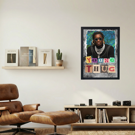 Young Thug 'Post It' Poster - Mockup 1
