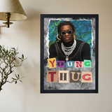 Young Thug 'Post It' Poster - Mockup 2