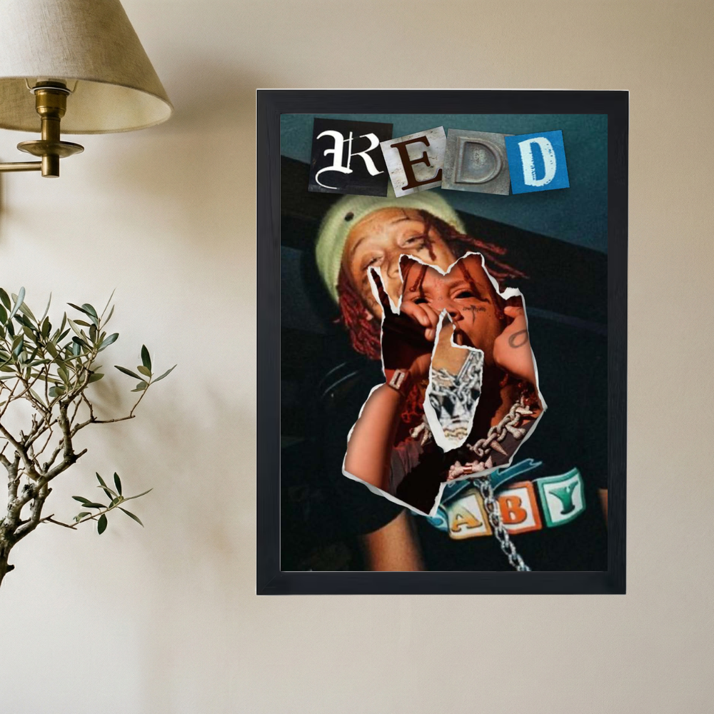 Trippie Redd 'One in the Face' Poster - Mockup 2