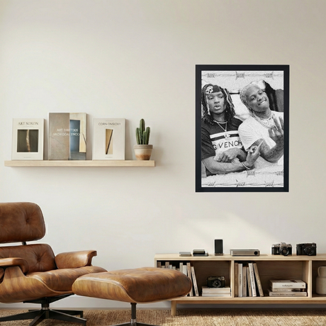 Lil Durk x King Von 'Hometown Boys' Poster - Mockup 1