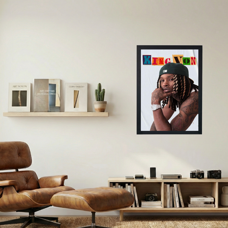King Von 'Legal Battles' Poster - Mockup 1