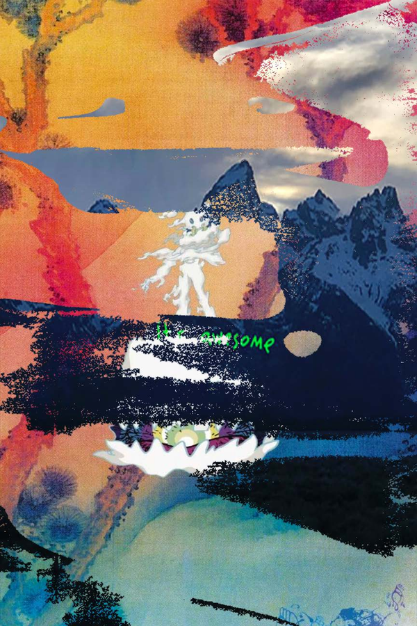 Kid Cudi x Kanye West 'Ghosts in Wyoming' Poster