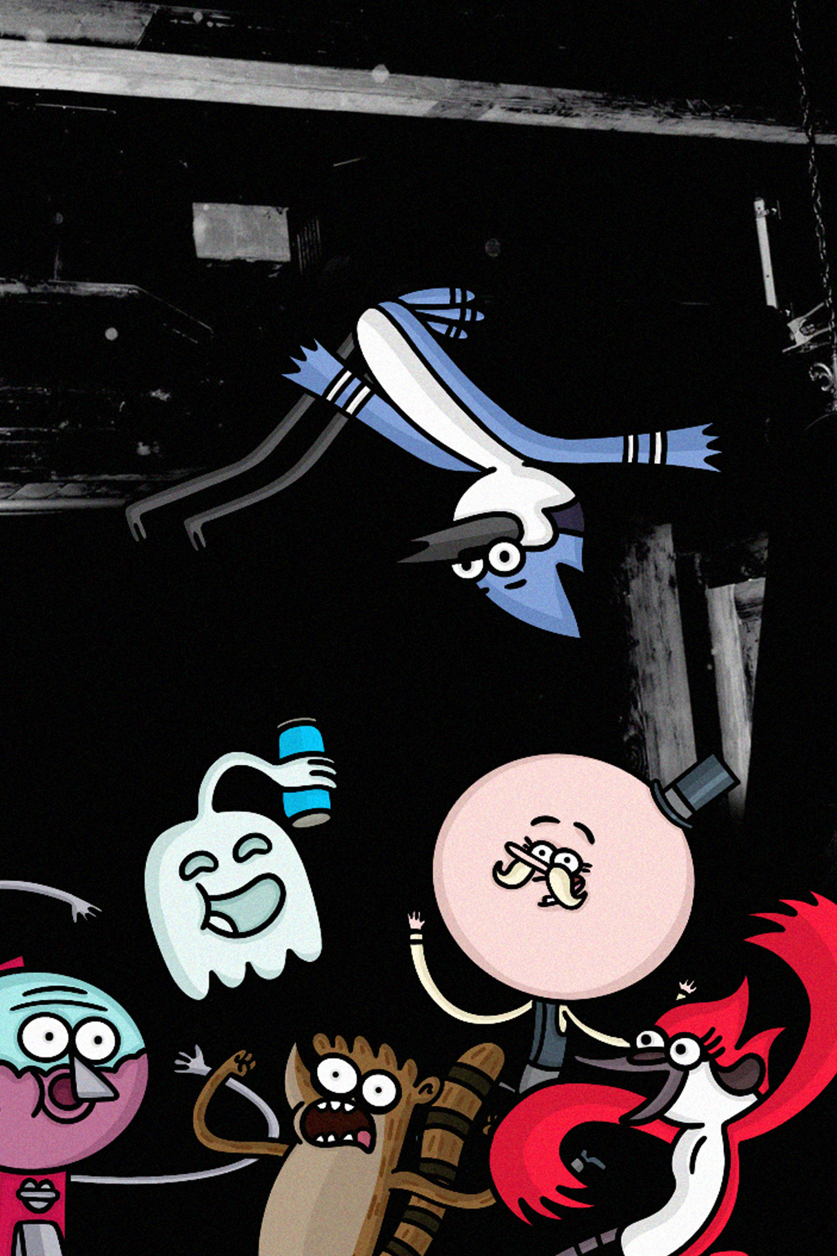 Playboi Carti x Regular Show 'Die Lit' Poster