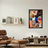 Kanye West 'No Misses Collaged' Poster - Mockup 1
