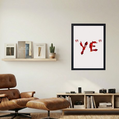 Kanye West 'SPELL YE' Poster - Mockup 1