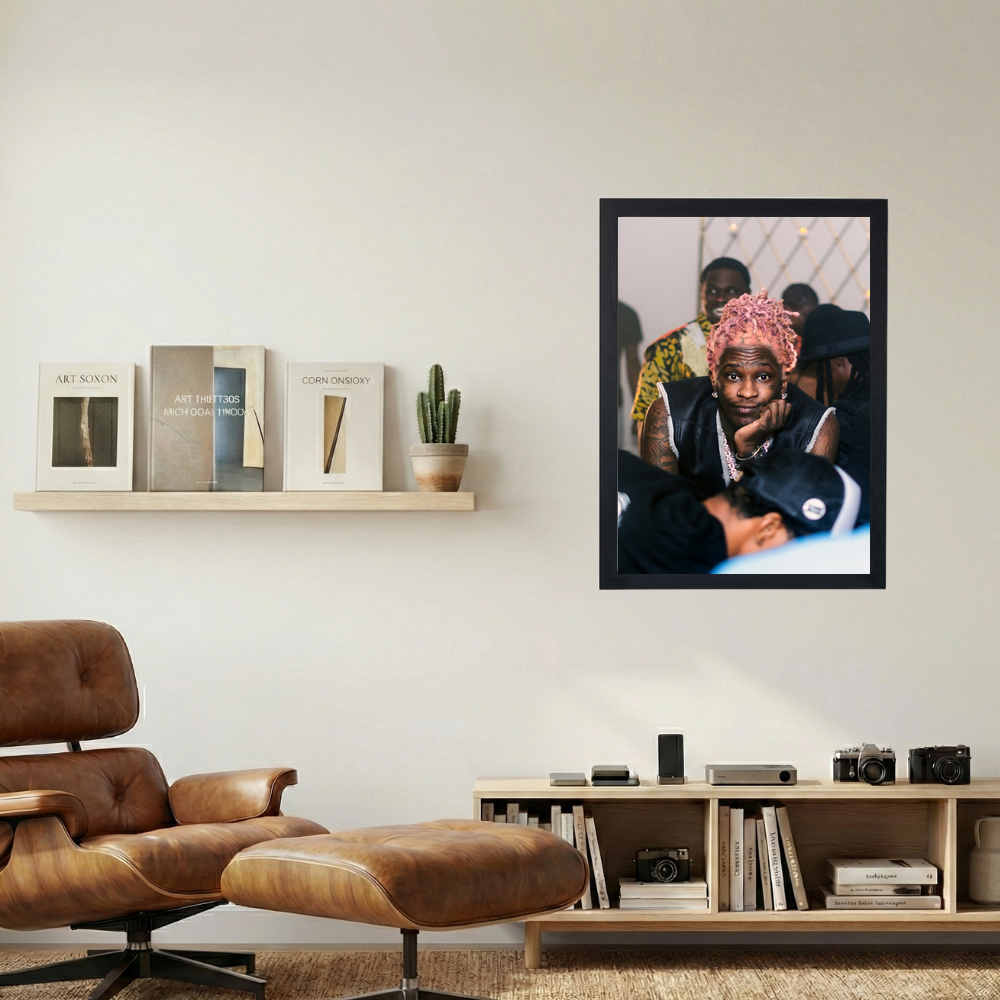 Young Thug 'Slatts'  Poster - Mockup 1