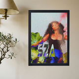 SZA 'Garden' Poster - Mockup 2