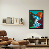 Kanye West '24 Candles' Abstract Poster - Mockup 1