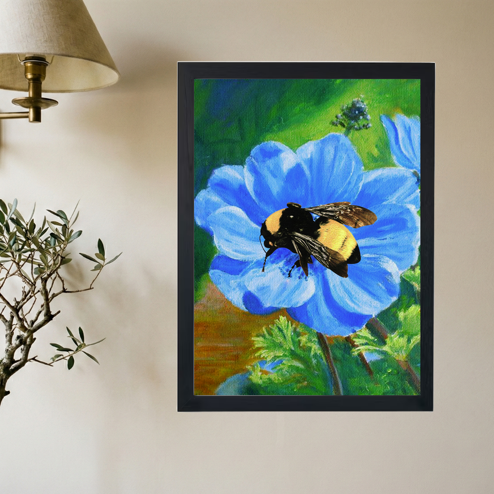 Tyler The Creator 'Flower Boredom Boy' Abstract Poster - Mockup 2