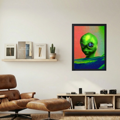 Kanye West 'ALIEN! ALIEN!' Abstract Poster - Mockup 1