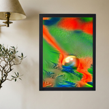Tame Impala x Kanye West 'Donda Currents' Abstract Poster - Mockup 2