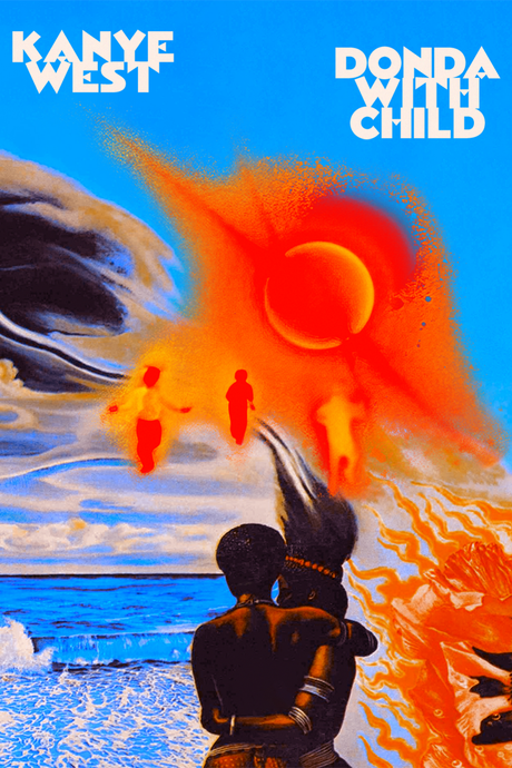 Kanye West 'No Child Left Behind' Abstract Poster