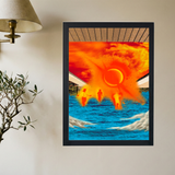 Red Hot Chili Peppers x Kanye West 'Dondacation' Abstract Poster - Mockup 2