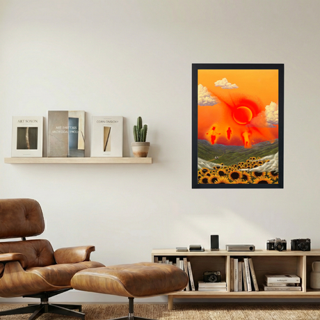 Tyler, The Creator x Kanye West 'Flower Donda' Abstract Poster - Mockup 1