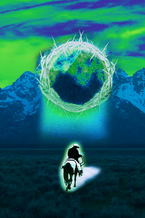 Kanye West 'Ye's Country' Abstract Poster