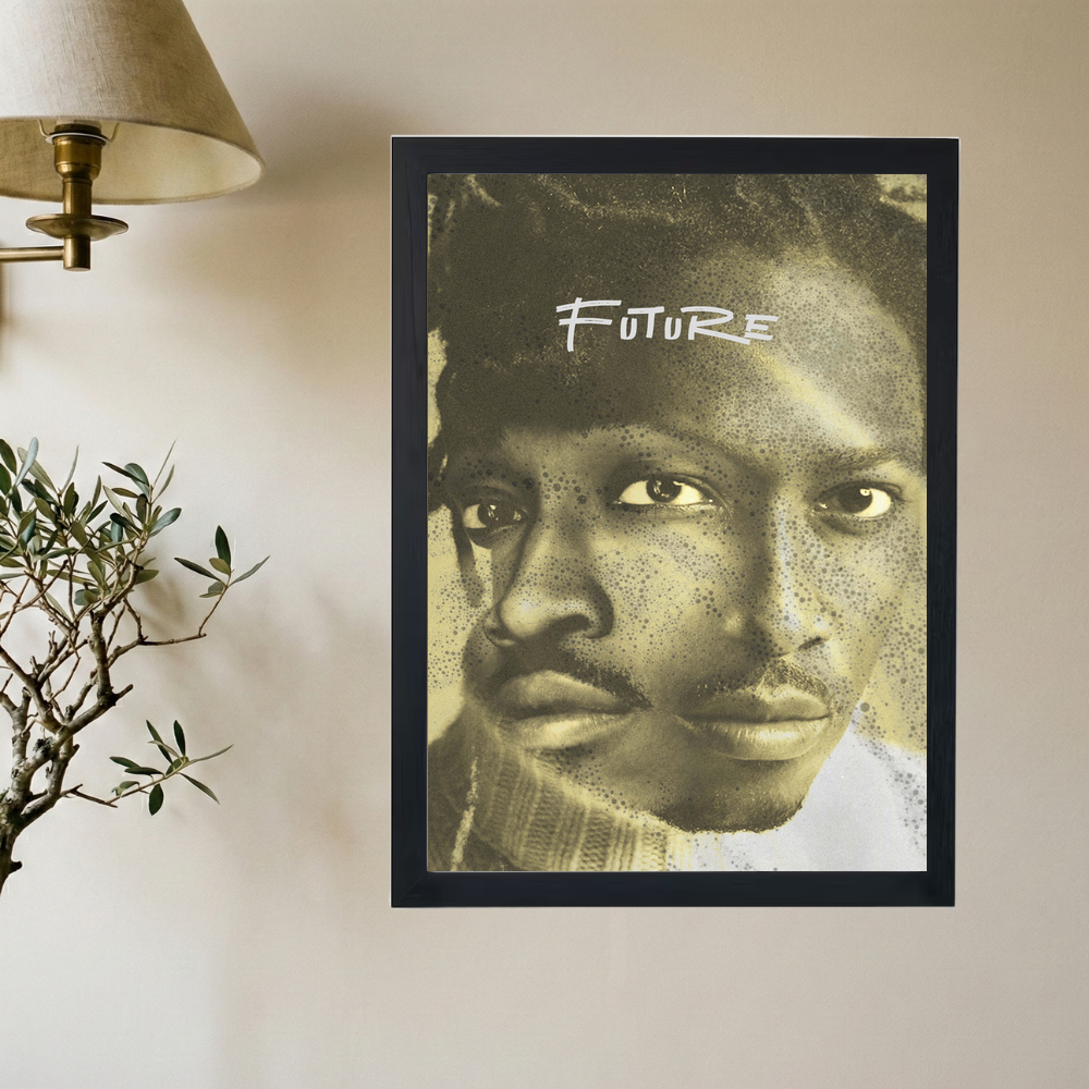 Future '2 Faced' Poster - Mockup 2